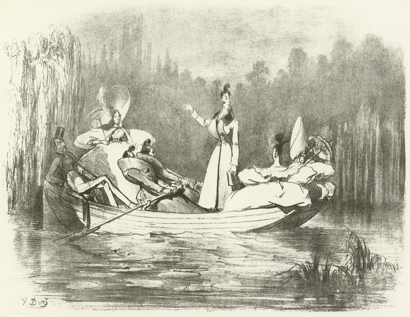 Dandyisme ruralisering (dybtryk) af Gustave Dore