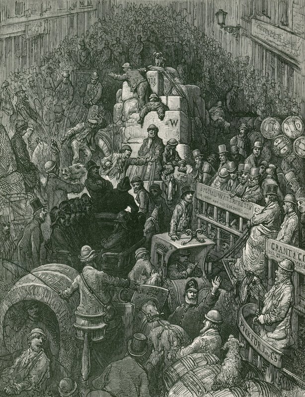 Londons gadebillede af Gustave Dore