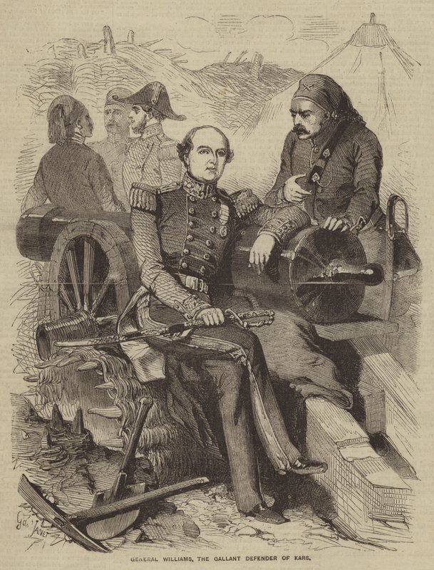 General Williams, den galante forsvarer af Kars af Gustave Janet