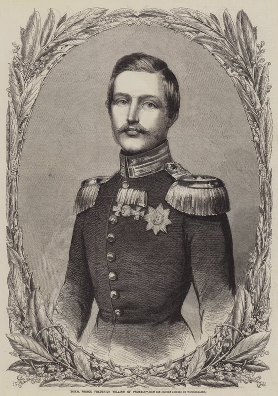 HKH Prins Frederik Vilhelm af Preussen af Gustave Janet