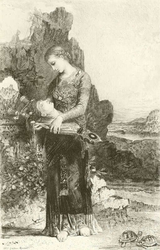 Orpheus (gravering) af Gustave Moreau