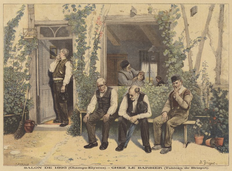 Ches le barbier (Hos frisøren) af H. Brispot