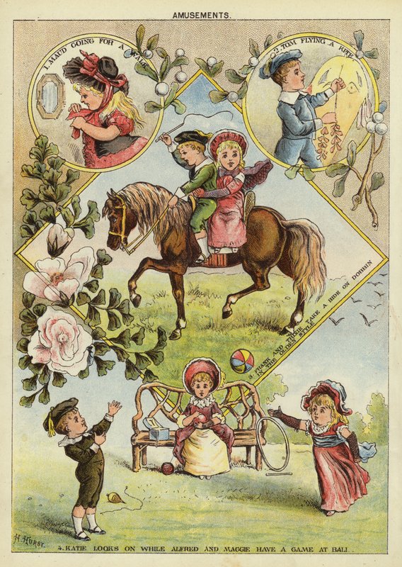 Børneforlystelser (chromolitho) af H. Hurst