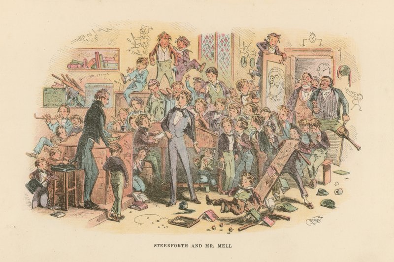 Illustration til David Copperfield af Hablot Knight Browne