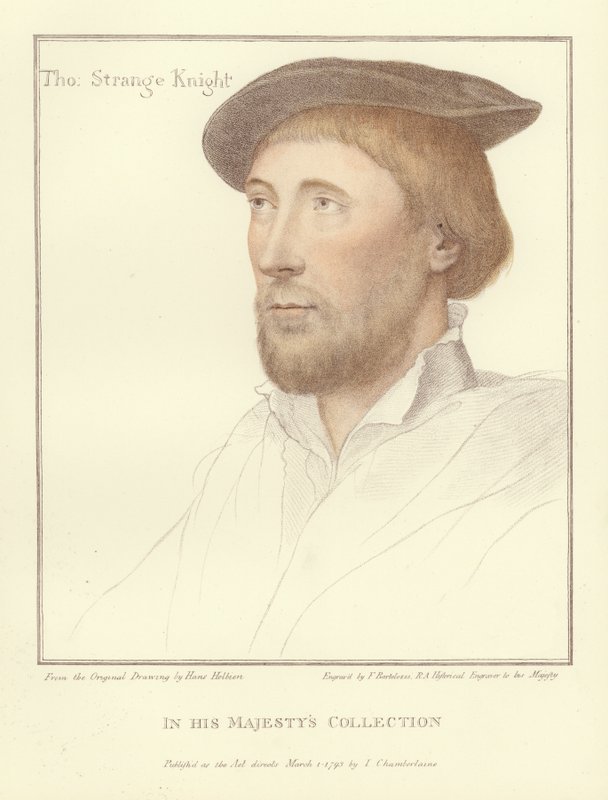 Sir Thomas Strange (akvatint) af Hans Holbein der Jüngere