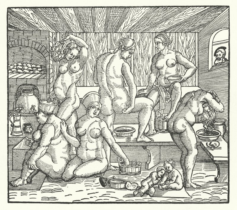 Kvinder i bad af Hans Sebald Beham