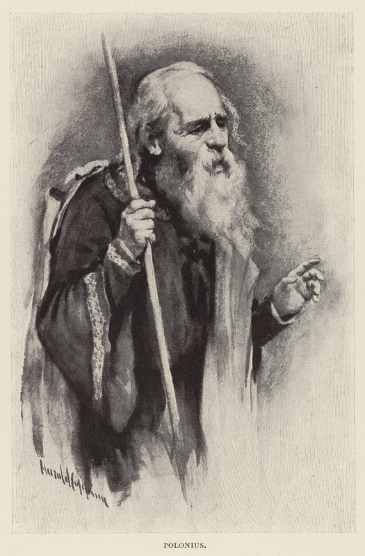 Polonius af Harold Copping