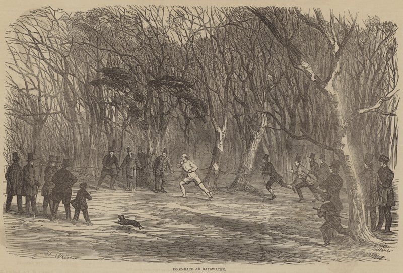 Fodløb ved Bayswater af Harrison William Weir