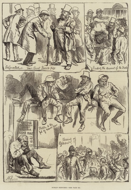 Dublin Skitser af Harry Furniss