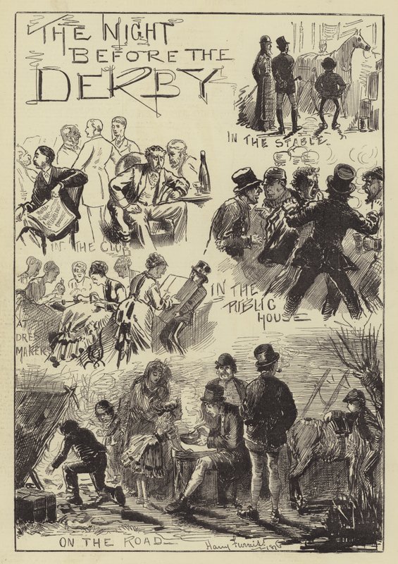 Natten før Derbyet af Harry Furniss