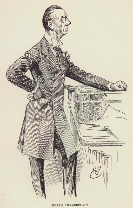 Joseph Chamberlain af Harry Furniss