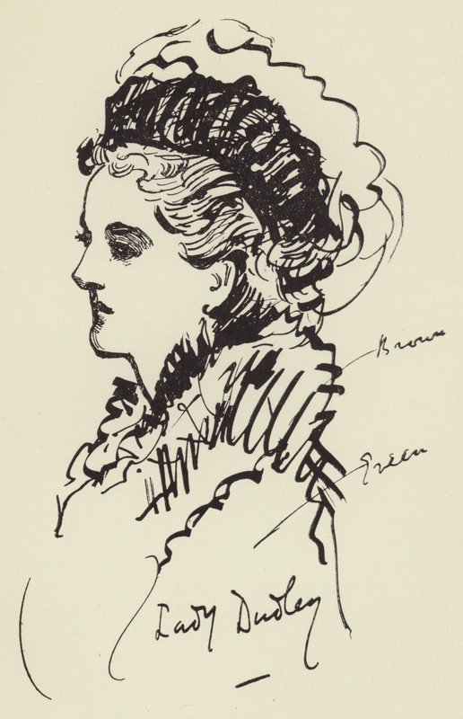 Lady Dudley af Harry Furniss