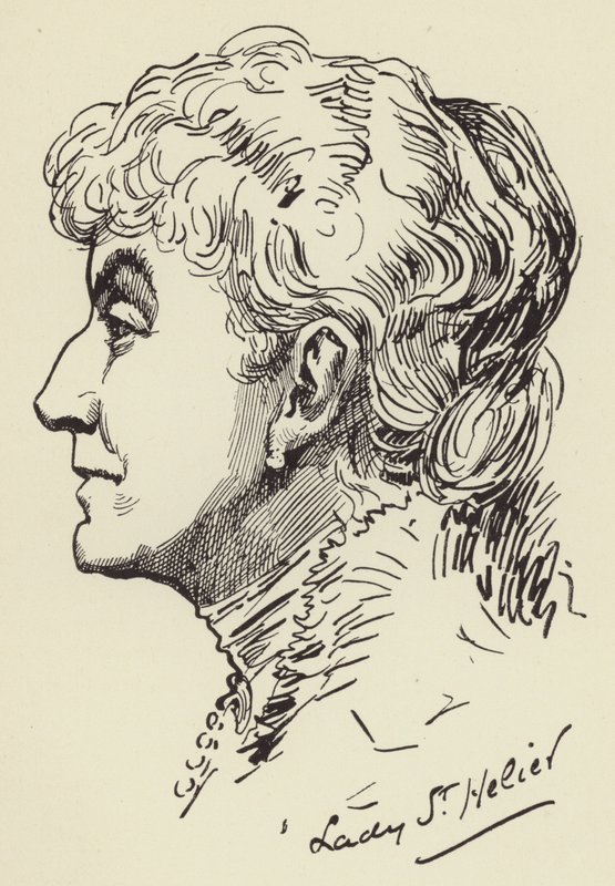 Lady St Helier af Harry Furniss