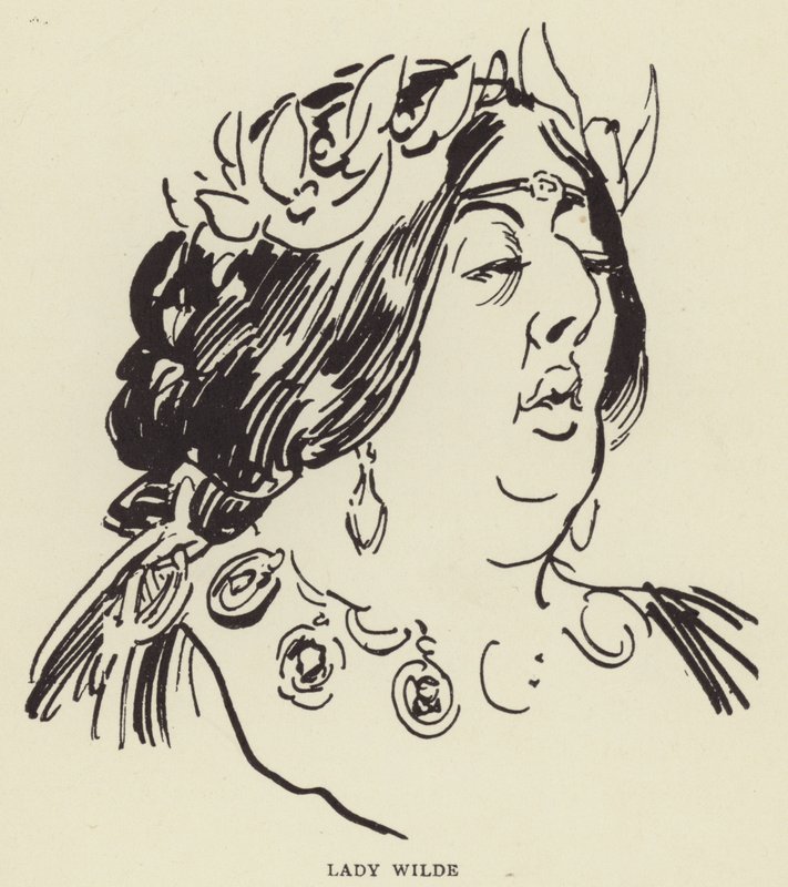 Lady Wilde af Harry Furniss