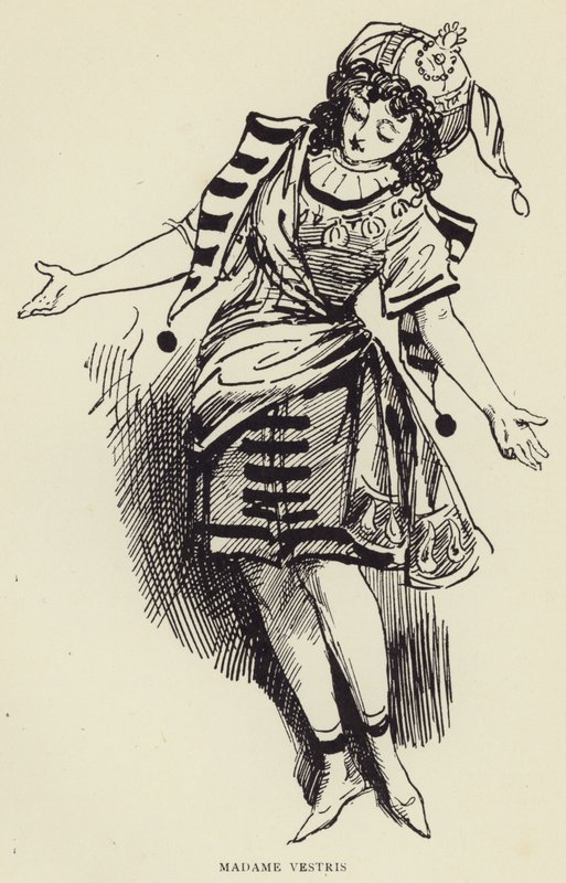 Madame Vestris af Harry Furniss