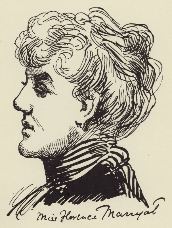 Frøken Florence Marryat af Harry Furniss