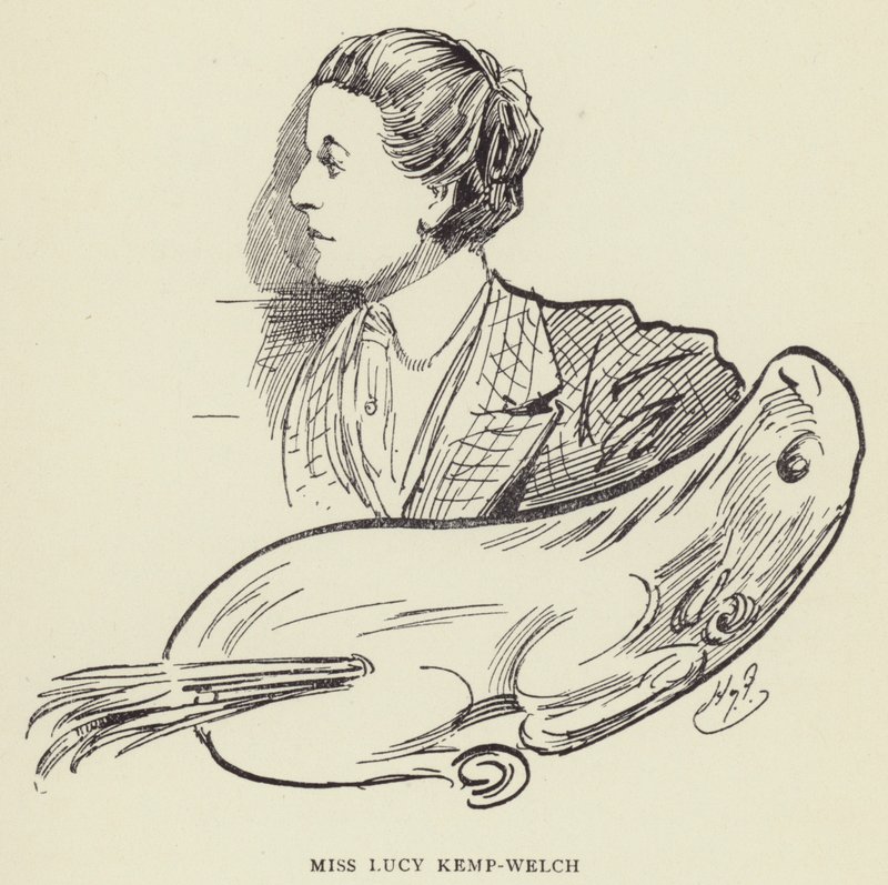 Miss Lucy Kemp-Welch af Harry Furniss