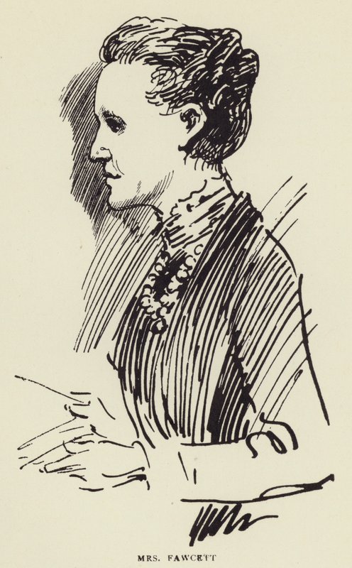 Fru Fawcett af Harry Furniss