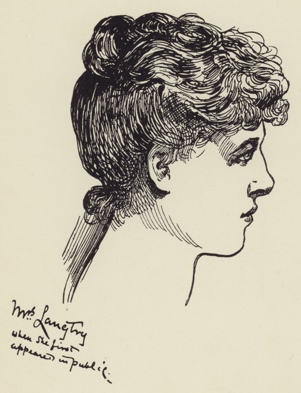 Fru Langtry af Harry Furniss