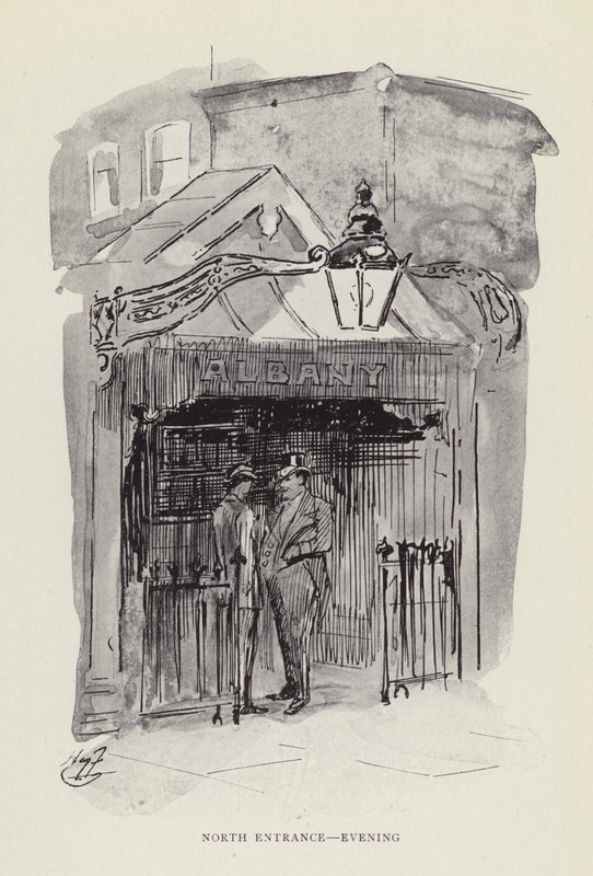 Nordindgang, aften af Harry Furniss