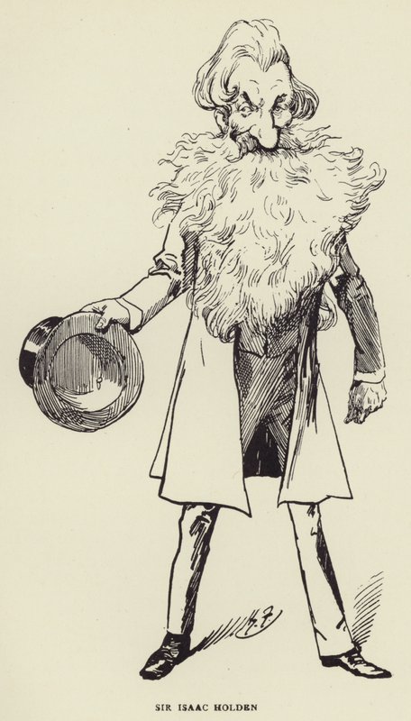 Sir Isaac Holden af Harry Furniss