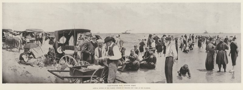 Salt-vandets dag, første august (s/h-billede) af Harry M. Pettit