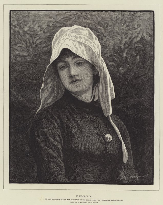 Phoebe af Helen Allingham