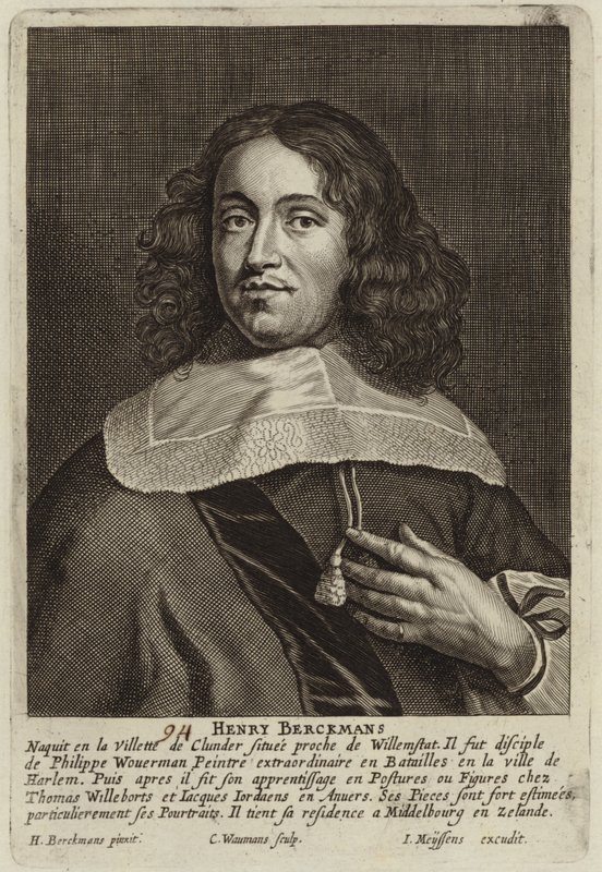 Portræt af Hendrick Berckman af Hendrick Berckman