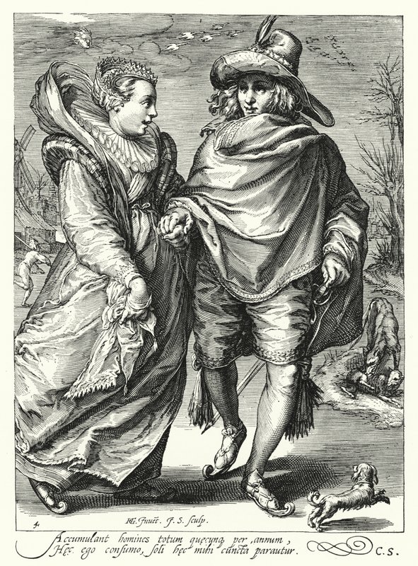 Vinter (gravering) af Hendrik (after) Goltzius