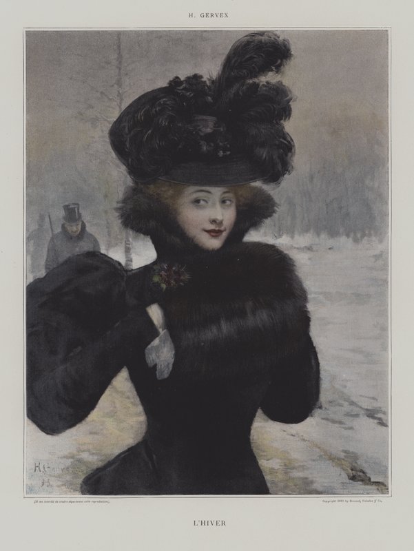 LHiver (vinter) af Henri Gervex