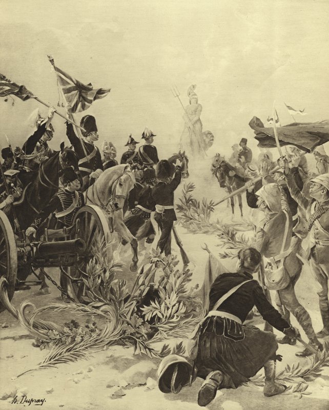 Regel Britannia (dybtryk) af Henri Louis Dupray