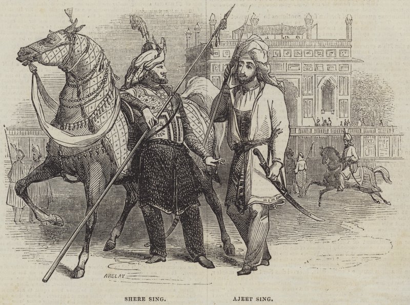 Shere Sing og Ajeet Sing af Henry Anelay