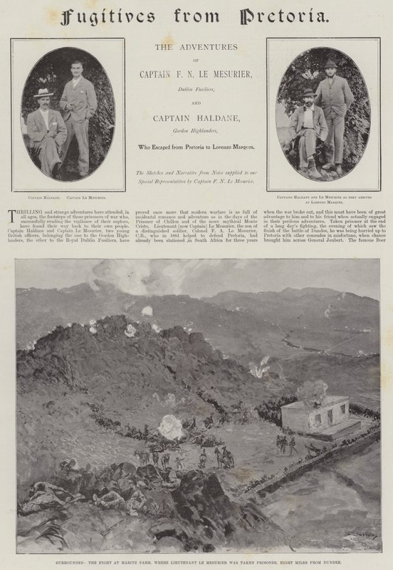 Flygtninge fra Pretoria af Henry Charles Seppings Wright