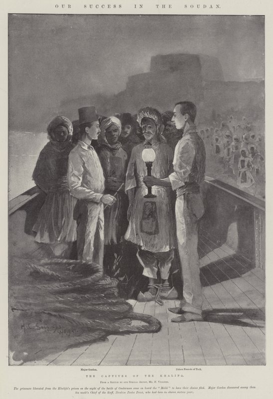 Vores succes i Soudan, Khalifas fanger af Henry Charles Seppings Wright