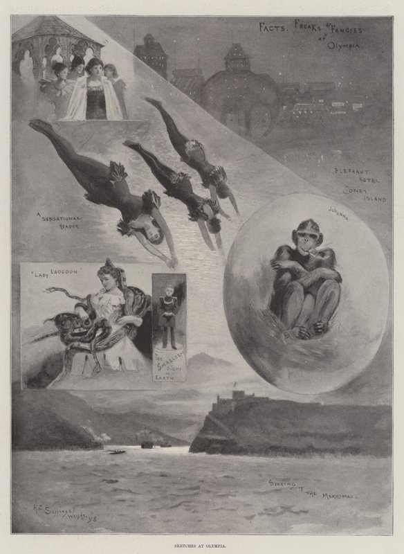 Skitser på Olympia af Henry Charles Seppings Wright