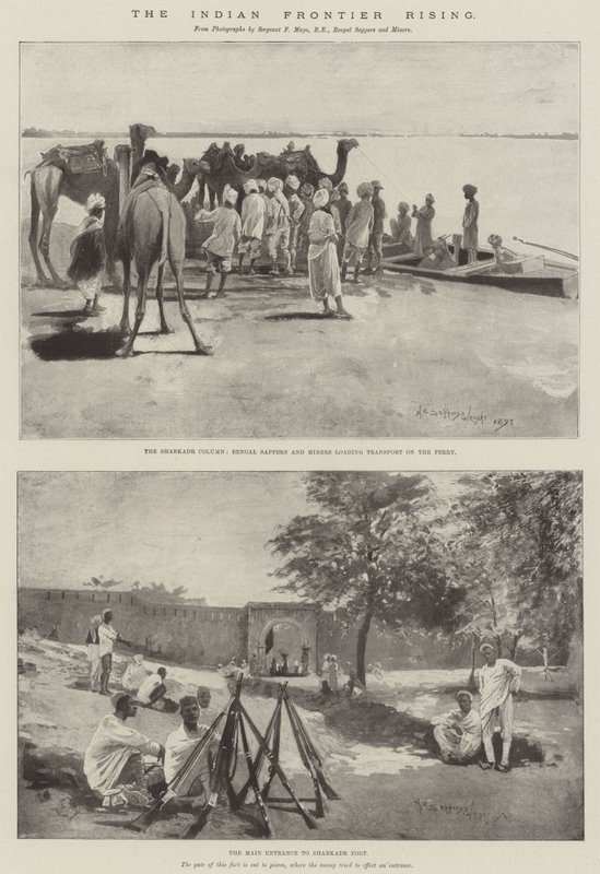 Den indiske grænse stiger af Henry Charles Seppings Wright