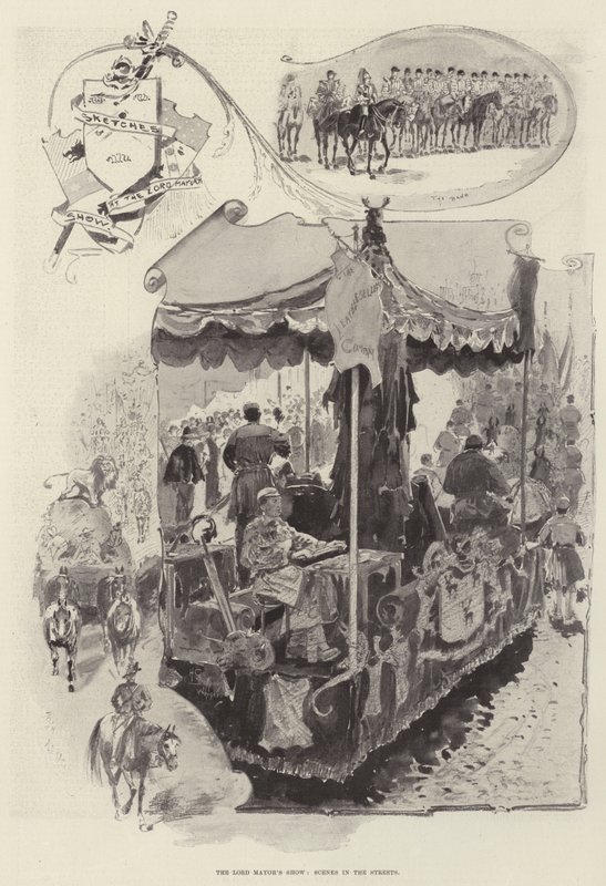 Overborgmesterens Vis, Scener i Gaderne af Henry Charles Seppings Wright