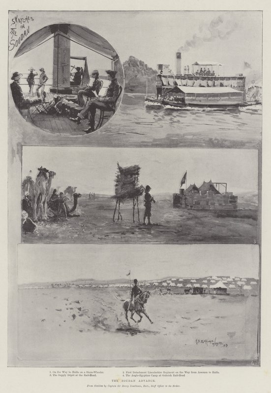 Fremrykning i Soudan af Henry Charles Seppings Wright