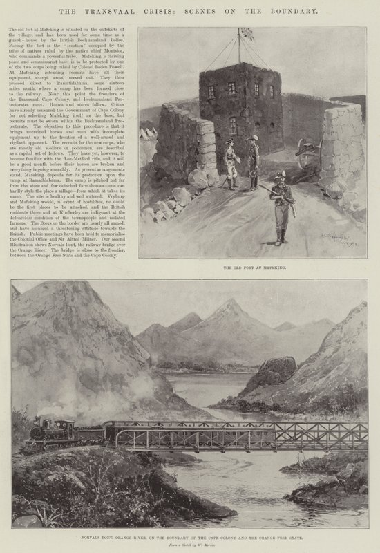 Transvaal-krisen, scener på grænsen af Henry Charles Seppings Wright