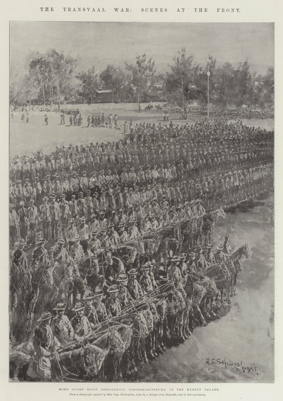 Transvaal-krigen, scener fra fronten af Henry Charles Seppings Wright