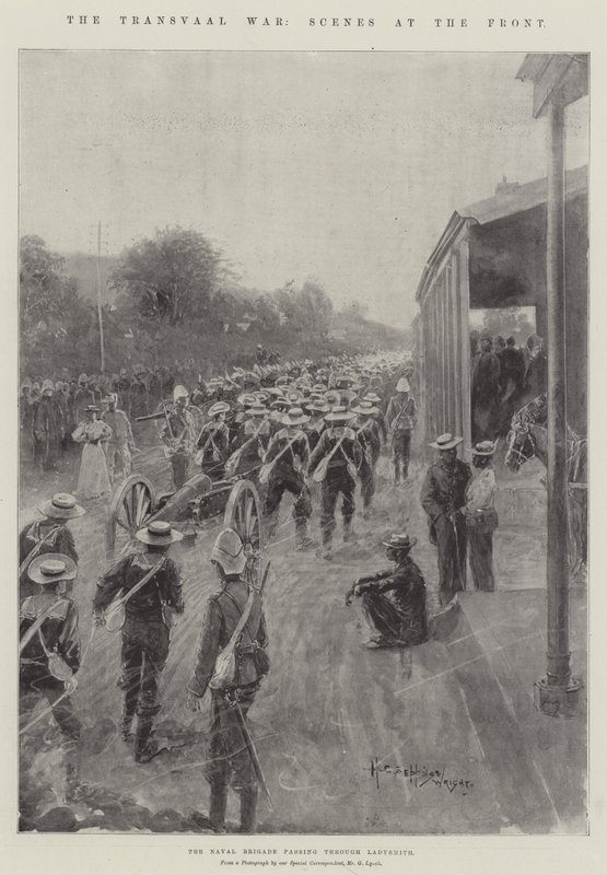 Transvaalkrigen, scener ved fronten af Henry Charles Seppings Wright