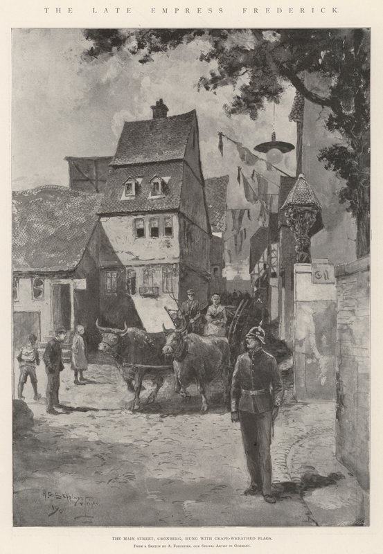 Den afdøde kejserinde Frederick af Henry Charles Seppings Wright