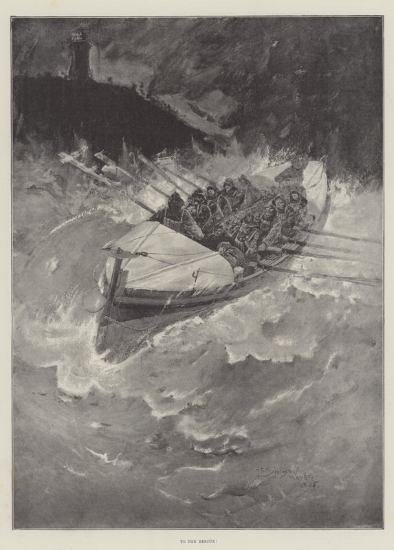 Til undsætning! af Henry Charles Seppings Wright