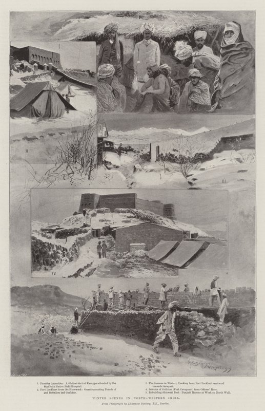 Vinterscener i det nordvestlige Indien af Henry Charles Seppings Wright