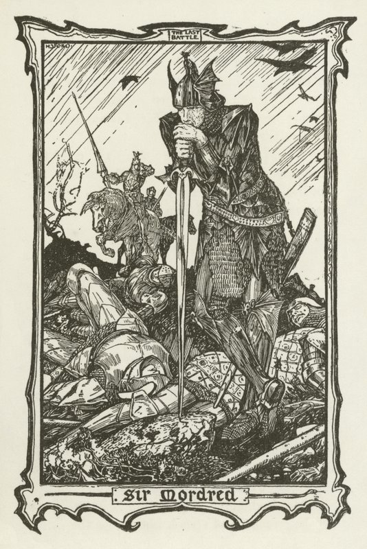 Sir Mordred af Henry Justice Ford