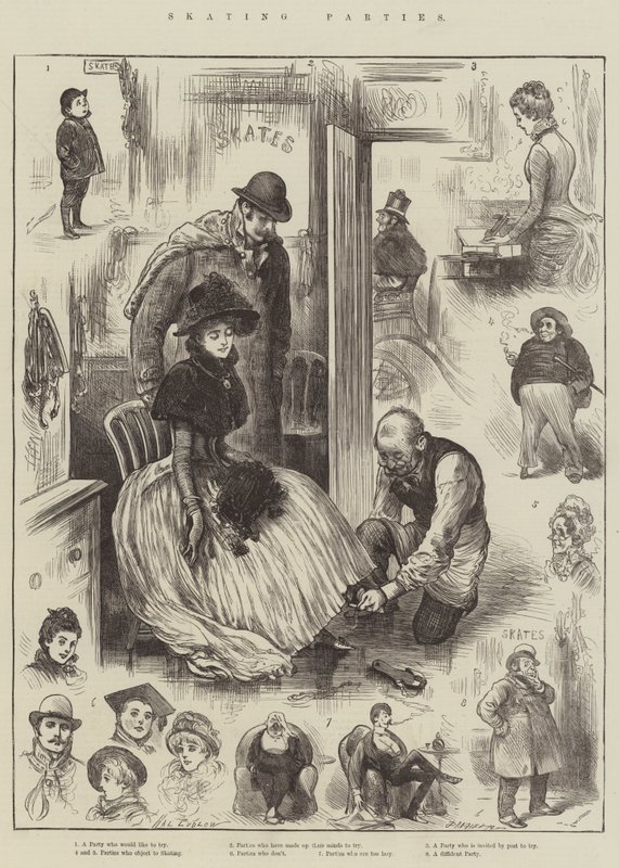 Skøjtefester af Henry Stephen Ludlow