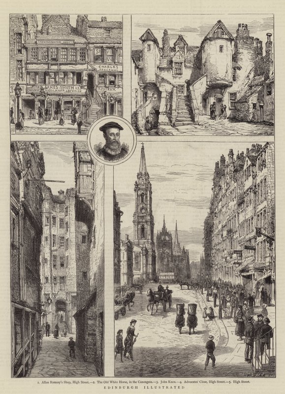 Edinburgh Illustrated af Henry William Brewer