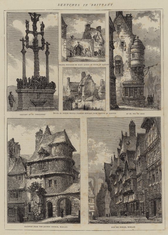 Skitser i Bretagne af Henry William Brewer