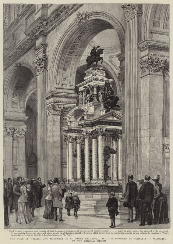 Hertugen af Wellingtons monument i St Paul