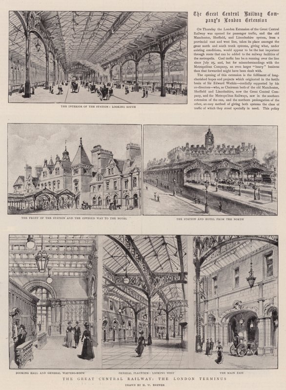 The Great Central Railway, London Terminus af Henry William Brewer